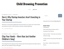 Tablet Screenshot of childdrowningprevention.com